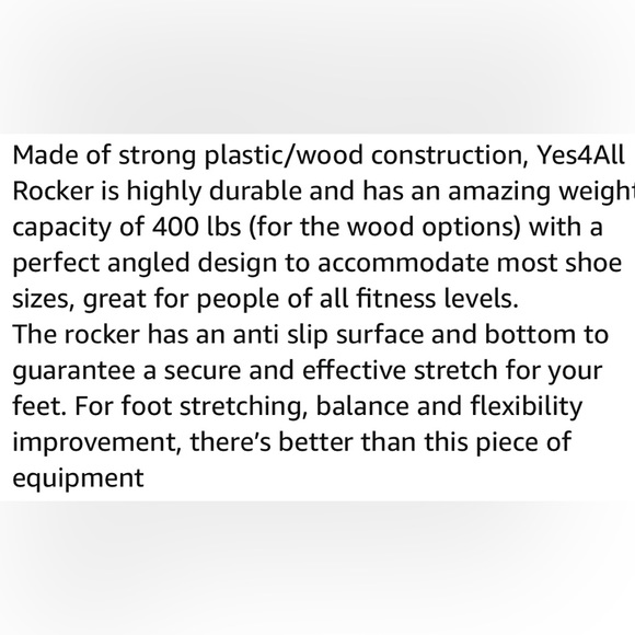 Stretch foot rocker for plantar fasciitis. - Picture 5 of 5